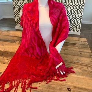 ⚡️Host Pick!⚡️Nordstrom Hot Pink Burnout Wrap